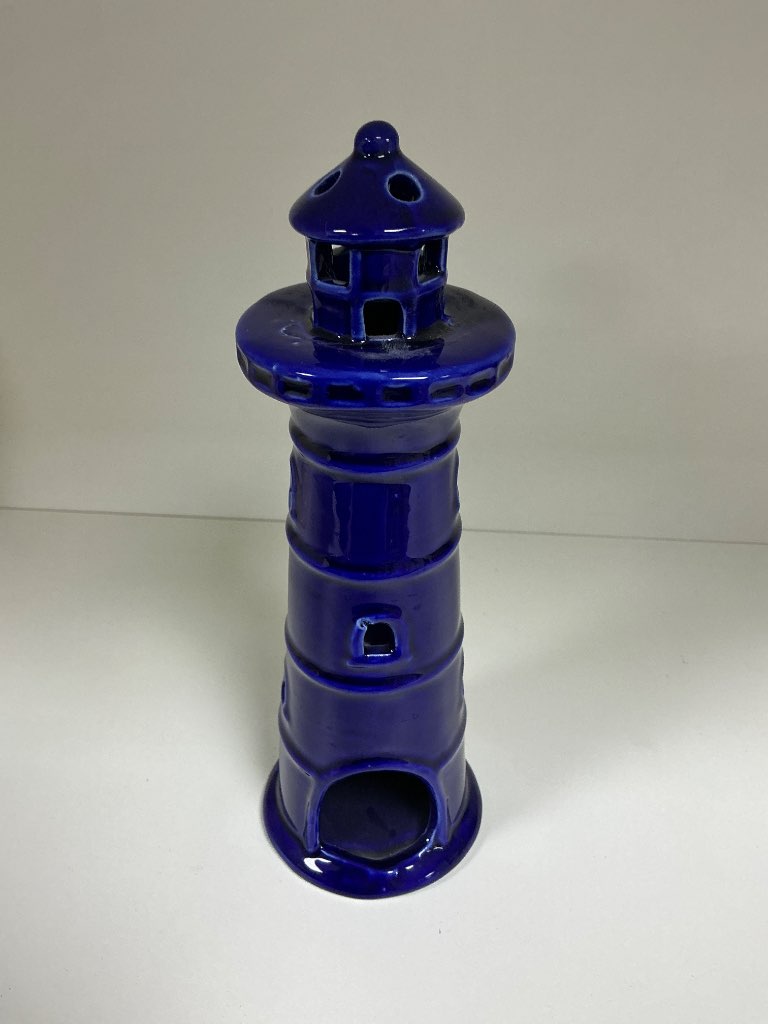 FAROL CERÂMICA AZUL