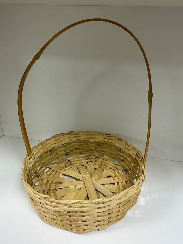 CESTA DE PALHA COM ALÇA