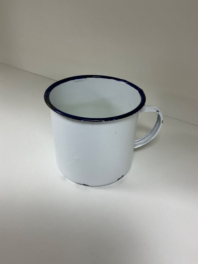 CANECA ESMALTADA BRANCA