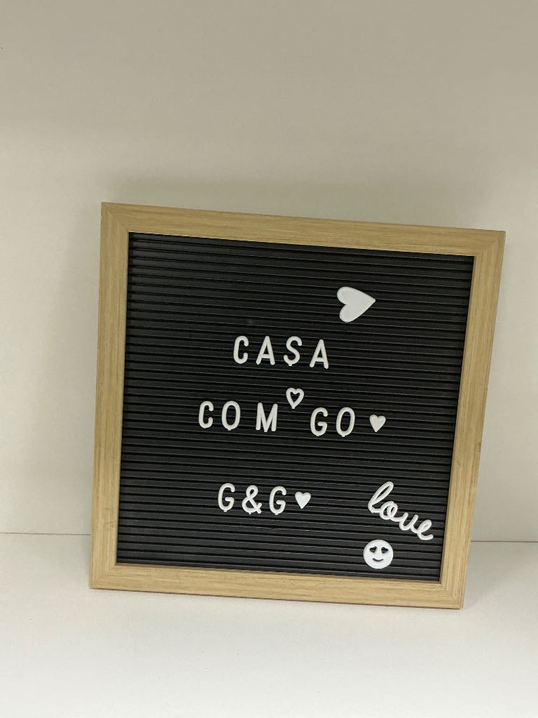 QUADRO COM LETRAS
