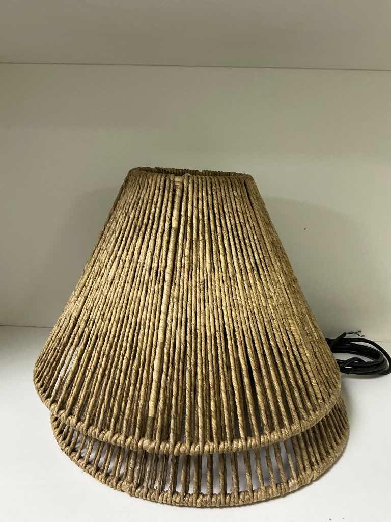 Cúpula abajur sisal