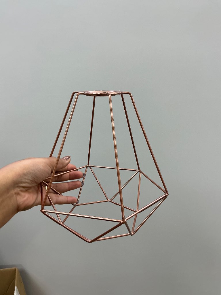 Pendente diamante rosé